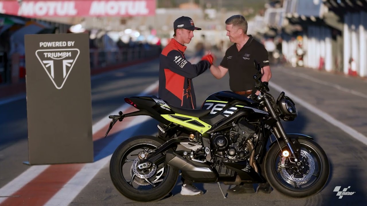 Pedro Acosta Wins the 2023 Triumph Triple Trophy in Motorcycle of Dulles